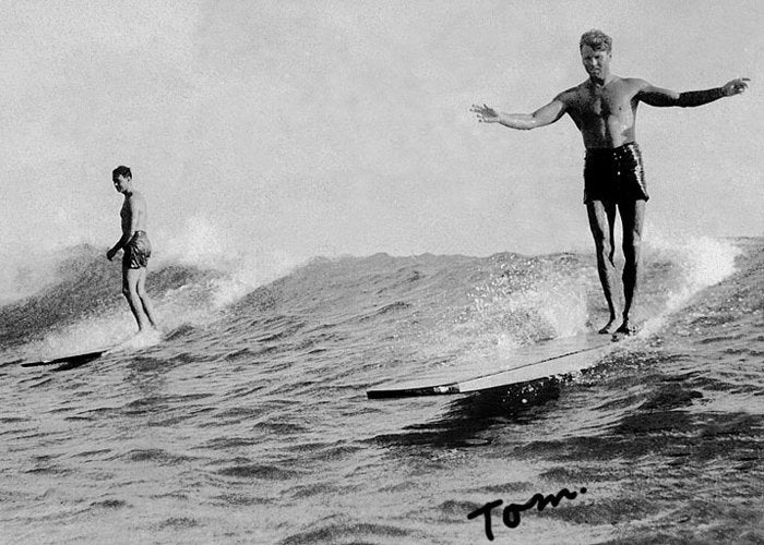 Tom Blake Surfing 